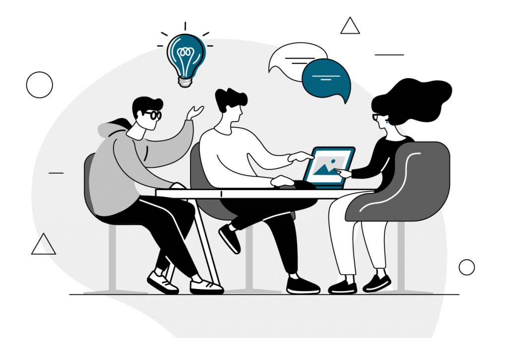 Wimmelbild für Schulungen